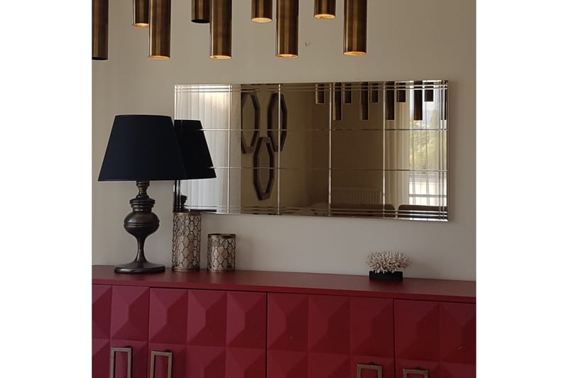 Raliyah Dekorationsspegel 62 cm - Silver - Väggspegel - Hallspegel