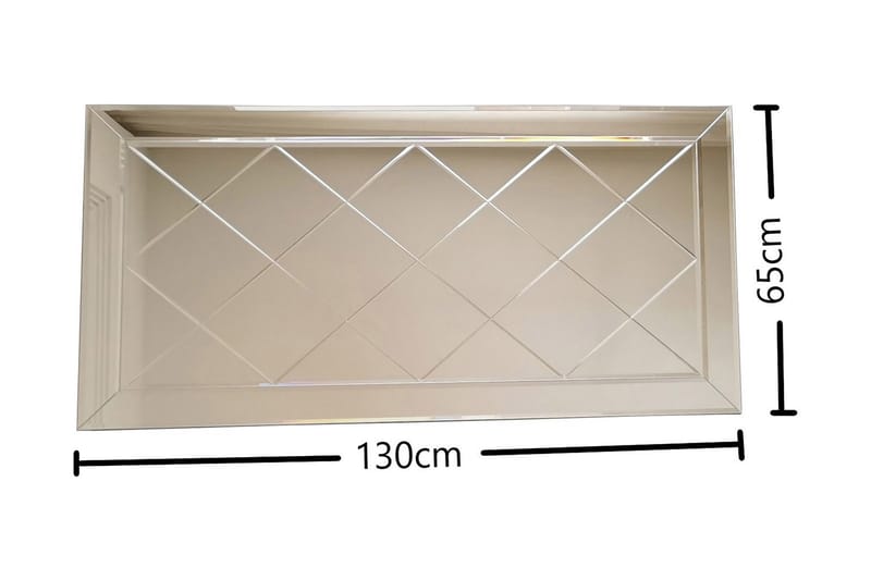 Readon Dekorationsspegel 65 cm - Silver - Inredning - Speglar - Väggspegel