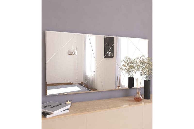 Relsa Spegel 60 cm Rektangulär - Vit - Inredning - Speglar - Väggspegel