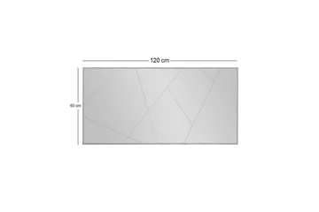 Relsa Spegel 60 cm Rektangulär - Vit - Inredning - Speglar - Väggspegel