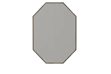 Riddlesworth Spegel 70 cm - Valnöt - Inredning - Speglar - Väggspegel