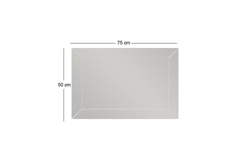 Rosan Spegel 50 cm Rektangulär - Vit - Inredning - Speglar - Väggspegel