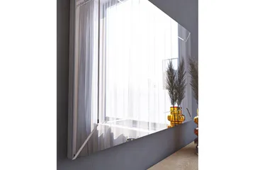 Rosan Spegel 50 cm Rektangulär - Vit - Inredning - Speglar - Väggspegel