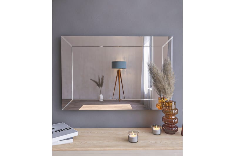 Rosan Spegel 50 cm Rektangulär - Vit - Inredning - Speglar - Väggspegel