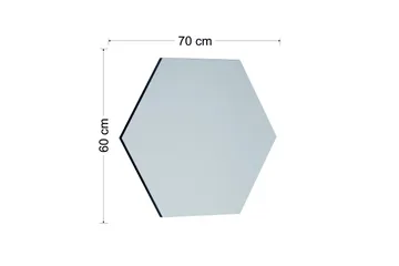 Rubal Spegel 70 cm Rektangulär - Svart - Inredning - Speglar - Väggspegel