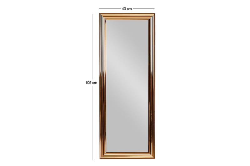 Rube Spegel 40 cm Rektangulär - Brons - Inredning - Speglar - Väggspegel