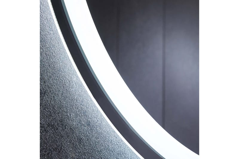 Rund spegel - LED-belysning och anti-fog-funktion Rund 80 cm - Lyfco - Väggspegel - Hallspegel