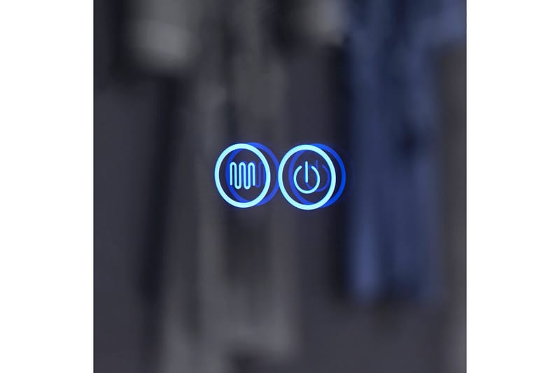 Rund spegel med hängrem Rund 60 cm Svart - Inredning - Speglar - Väggspegel