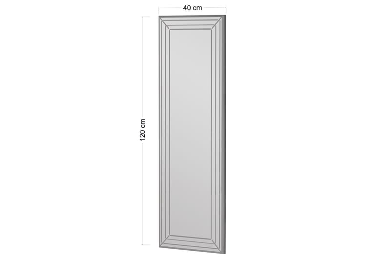 Rupan Spegel 40 cm Rektangulär - Vit - Inredning - Speglar - Väggspegel