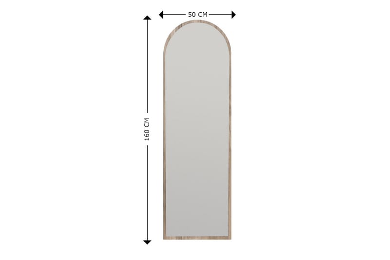 Rusele Spegel 50 cm Rektangulär - Valnöt - Inredning - Speglar - Väggspegel