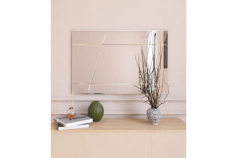 Sachi Spegel 50 cm Rektangulär - Vit - Inredning - Speglar - Väggspegel