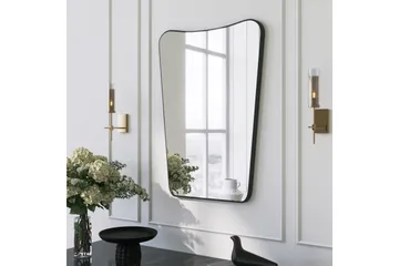 Sachin Spegel 50 cm Asymmetrisk - Svart - Inredning - Speglar - Väggspegel