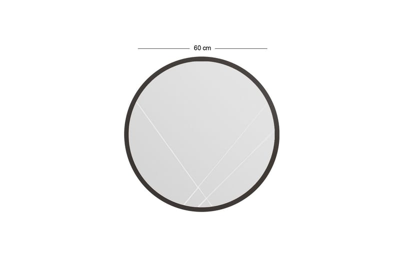 Sada Spegel 60 cm Rektangulär - Svart - Inredning - Speglar - Väggspegel