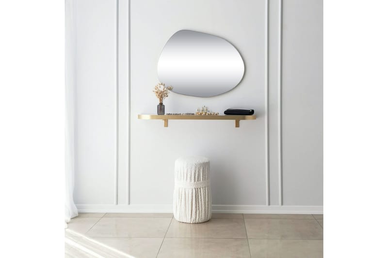 Samtens Spegel 75 cm Rektangulär - Guld - Inredning - Speglar - Väggspegel