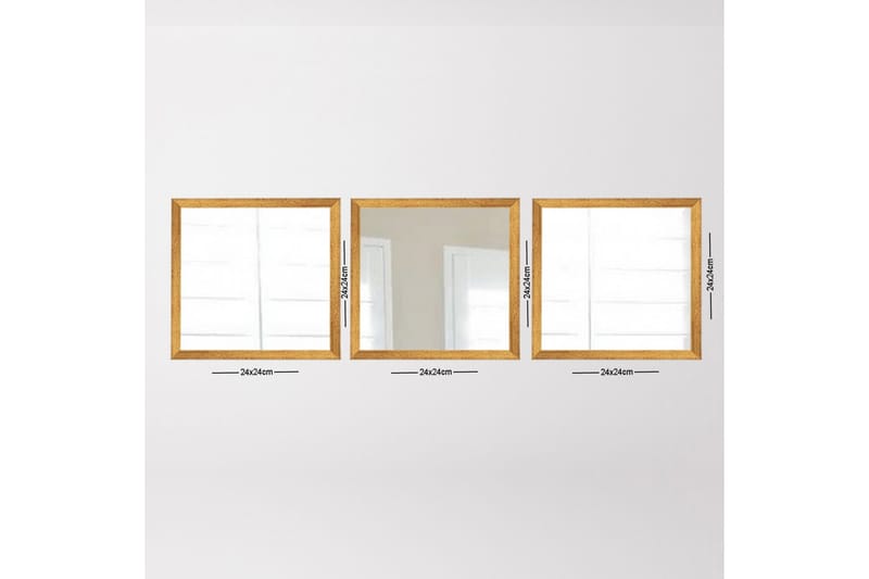 Sarata Spegel 5 Delar - Inredning - Speglar - Väggspegel