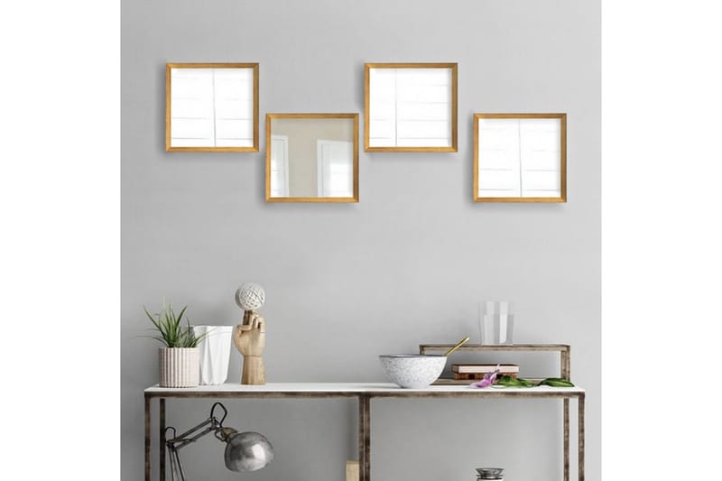 Sarata Spegel - Guld/Silver - Inredning - Speglar - Väggspegel