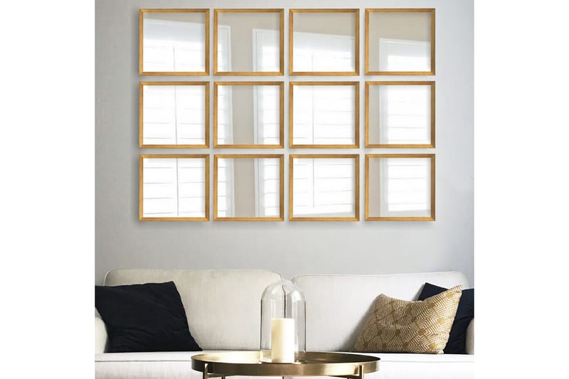 Sarata Spegel - Guld/Silver - Inredning - Speglar - Väggspegel