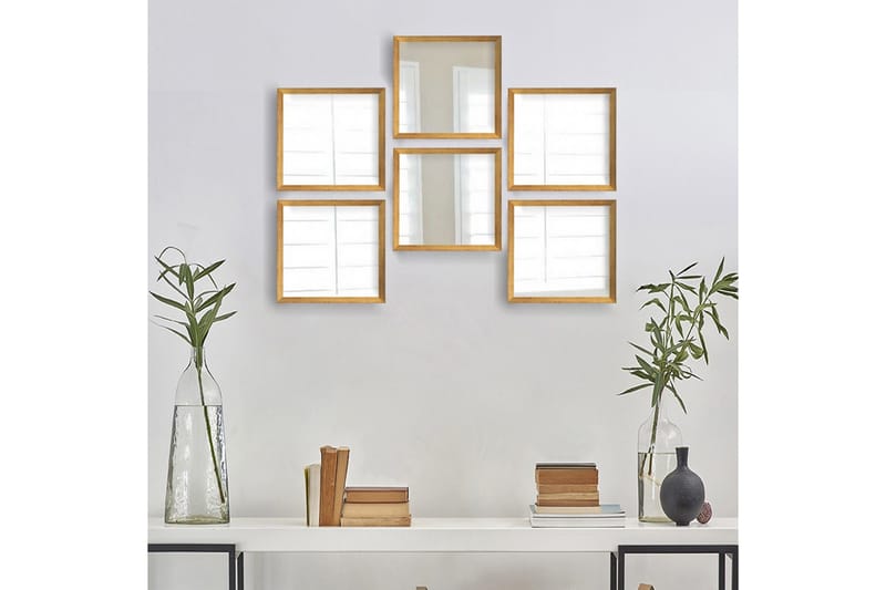 Sarata Spegel - Guld/Silver - Inredning - Speglar - Väggspegel