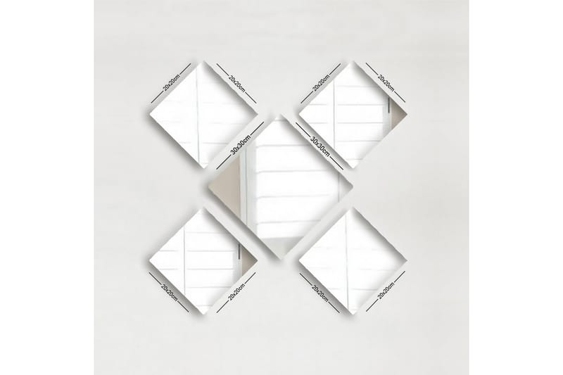 Sarata Spegel - Silver - Inredning - Speglar - Väggspegel