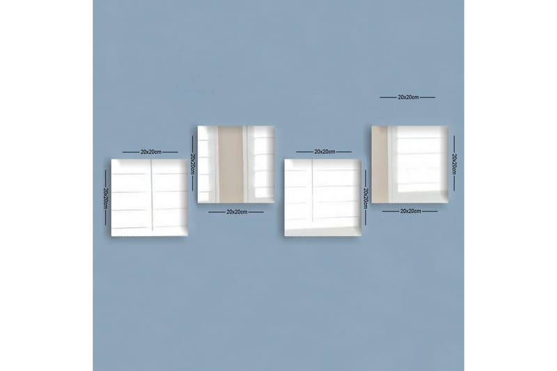 Sarata Spegel - Silver - Inredning - Speglar - Väggspegel