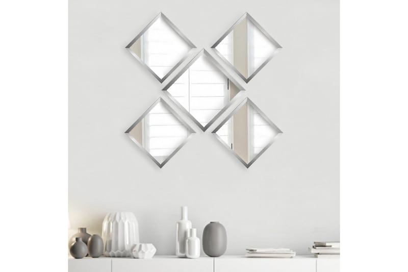 Sarata Spegel - Silver - Inredning - Speglar - Väggspegel
