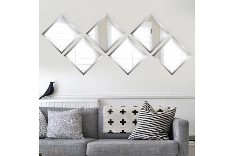 Sarata Spegel - Silver - Inredning - Speglar - Väggspegel