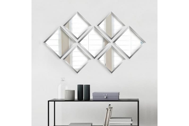 Sarata Spegel - Silver - Inredning - Speglar - Väggspegel