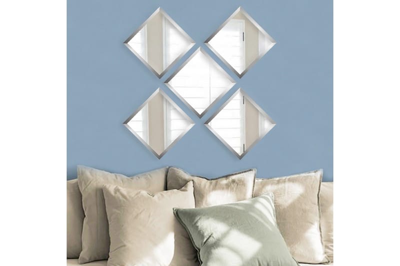 Sarata Spegel - Silver - Inredning - Speglar - Väggspegel