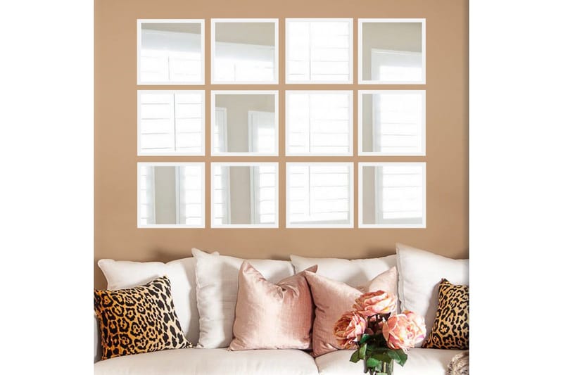 Sarata Spegel - Vit/Silver - Inredning - Speglar - Väggspegel