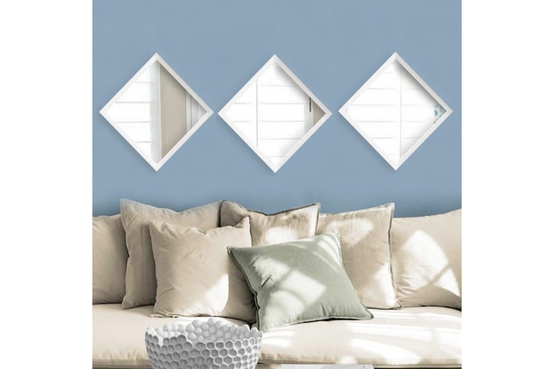 Sarata Spegel - Vit/Silver - Inredning - Speglar - Väggspegel