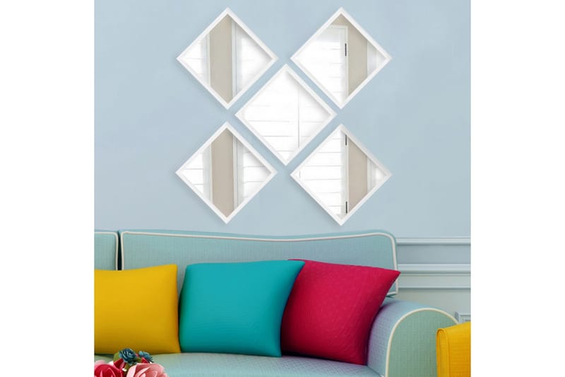 Sarata Spegel - Vit/Silver - Inredning - Speglar - Väggspegel