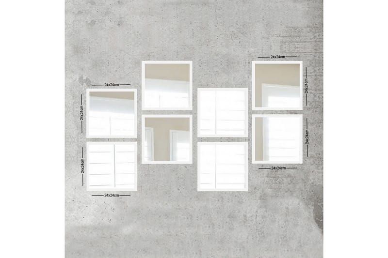 Sarata Spegel - Vit/Silver - Inredning - Speglar - Väggspegel