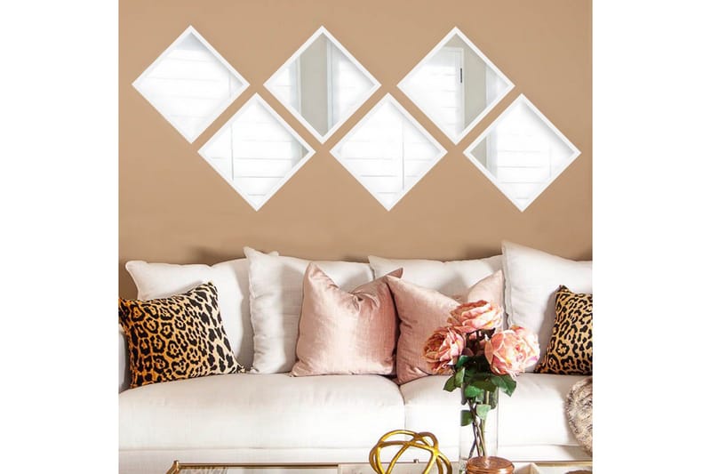 Sarata Spegel - Vit/Silver - Inredning - Speglar - Väggspegel