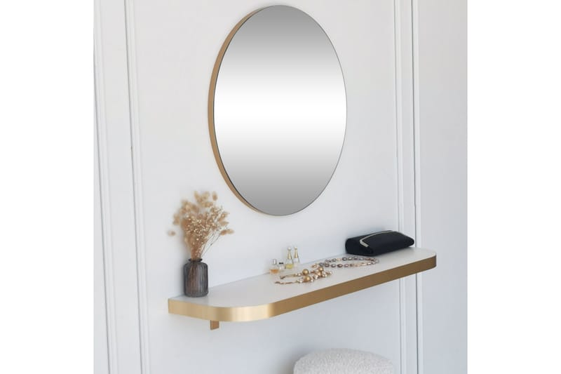 Sesso Spegel 60 cm Rund - Guld - Inredning - Speglar - Väggspegel