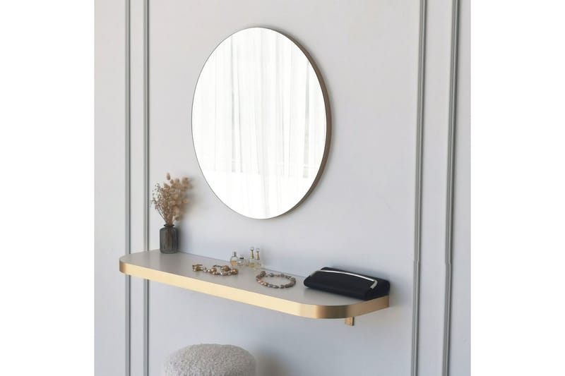 Sesso Spegel 60 cm Rund - Guld - Inredning - Speglar - Väggspegel