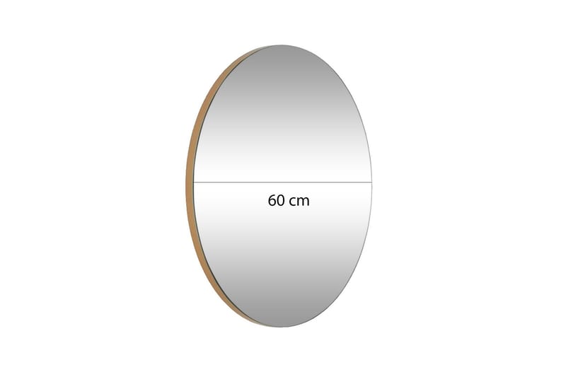 Sesso Spegel 60 cm Rund - Guld - Inredning - Speglar - Väggspegel