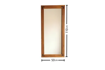 Shakeil Dekorationsspegel 50 cm - Valnöt - Inredning - Speglar - Väggspegel