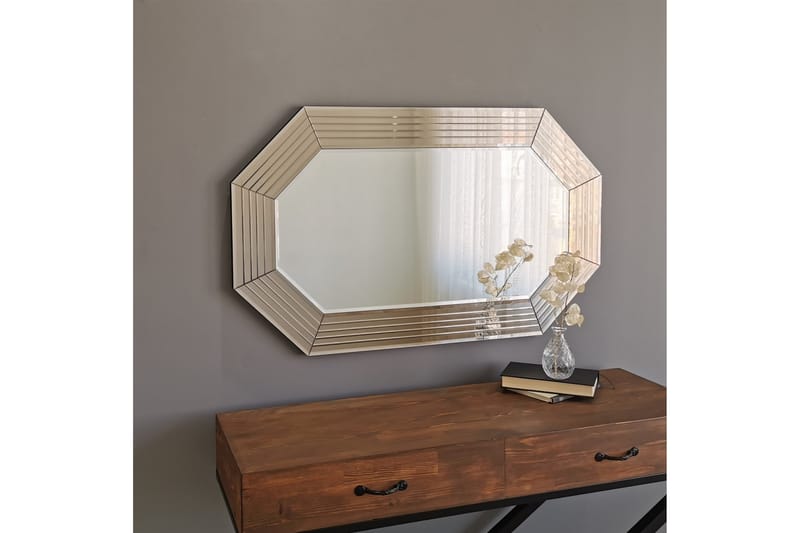Sherald Dekorationsspegel 60 cm - Brons - Inredning - Speglar - Väggspegel