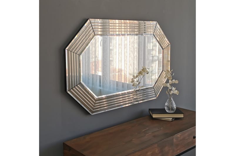 Sherald Dekorationsspegel 60 cm - Brons - Väggspegel - Hallspegel