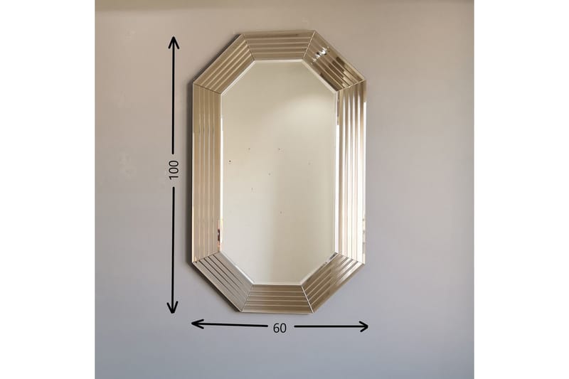 Sherald Dekorationsspegel 60 cm - Brons - Inredning - Speglar - Väggspegel