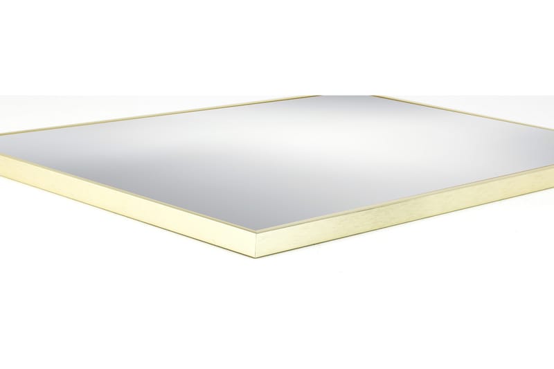 Slim Spegel 35x50 cm - Guld/Aluminium - Väggspegel - Hallspegel