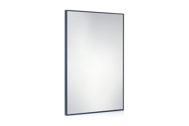 Slim Spegel 40x120 cm - Svart/Aluminium - Väggspegel - Helkroppsspegel - Hallspegel