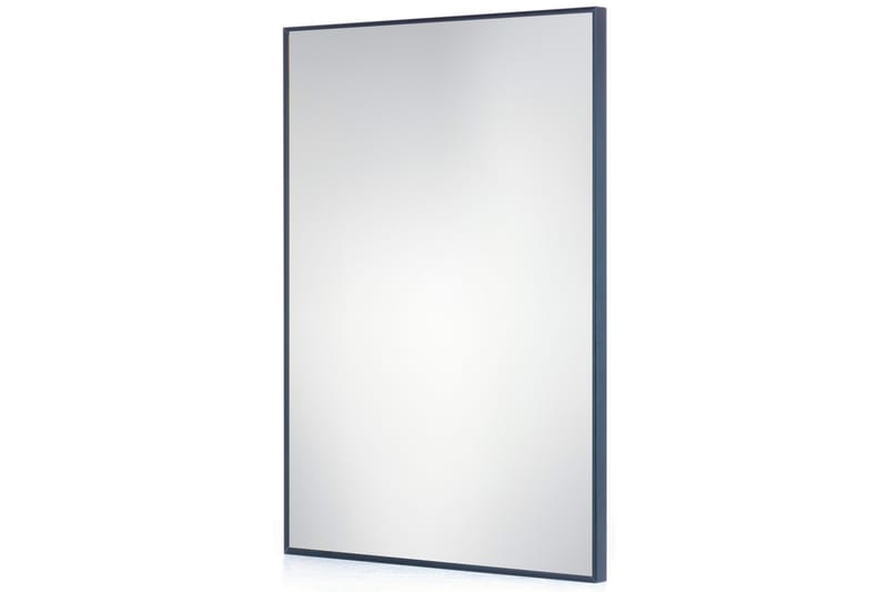 Slim Spegel 40x80 cm - Svart/Aluminium - Väggspegel - Helkroppsspegel - Hallspegel