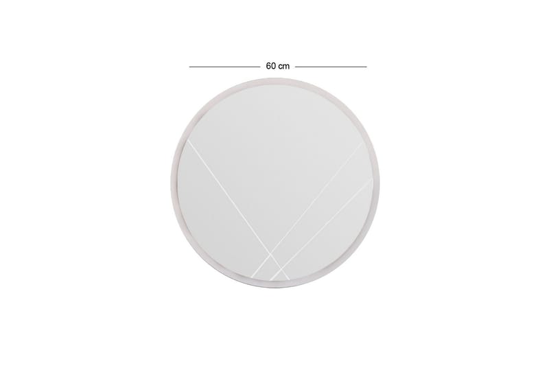 Smooth Spegel 60 cm Rund - Vit - Inredning - Speglar - Väggspegel
