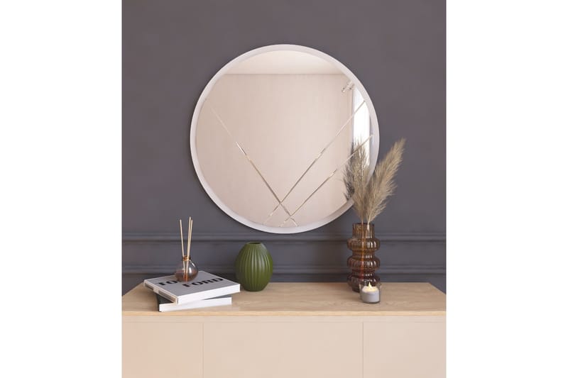 Smooth Spegel 60 cm Rund - Vit - Inredning - Speglar - Väggspegel