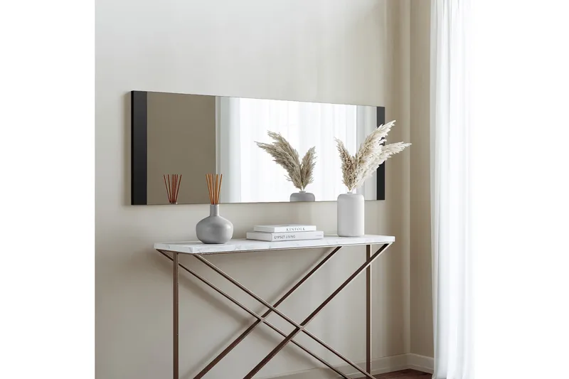 Spegel 40x120 cm, Svart