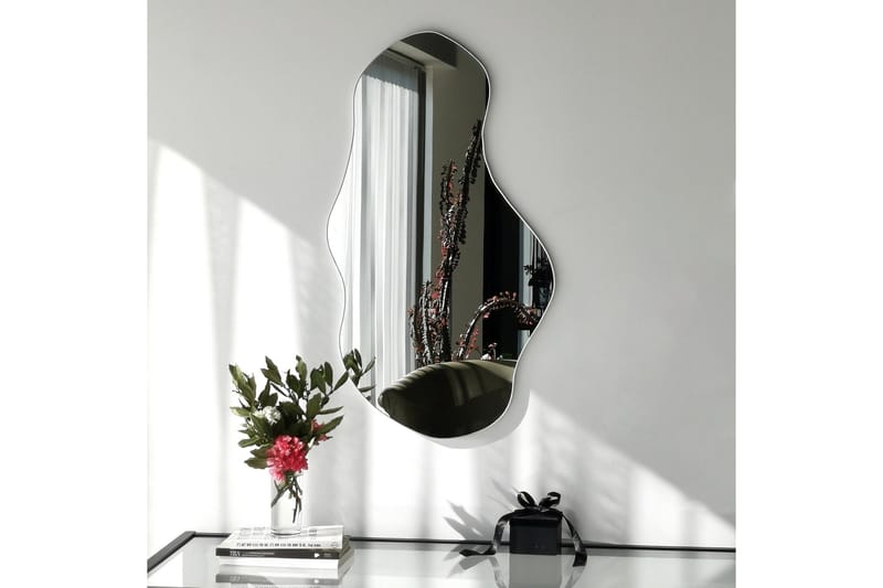 Spegel 40x70 cm - Vit - Inredning - Speglar - Väggspegel