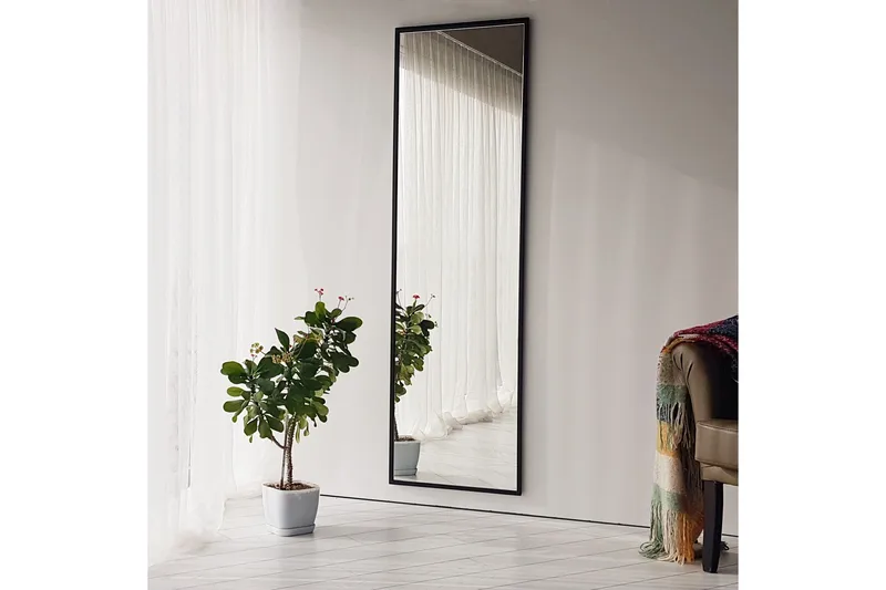 Spegel 60x50 cm - Svart - Inredning - Speglar - Väggspegel
