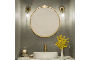 Spegel 60x60 cm - Guld - Inredning - Speglar - Väggspegel