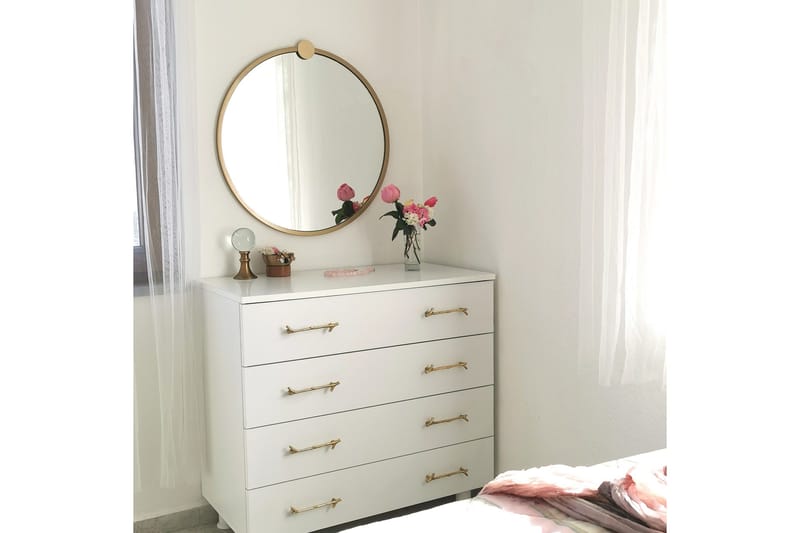 Spegel 60x60 cm - Guld - Inredning - Speglar - Väggspegel